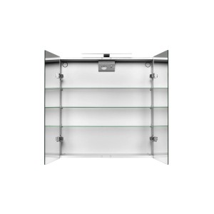 Jokey Spiegelschrank Alu-LED 65 cm x 71 cm Aluminium