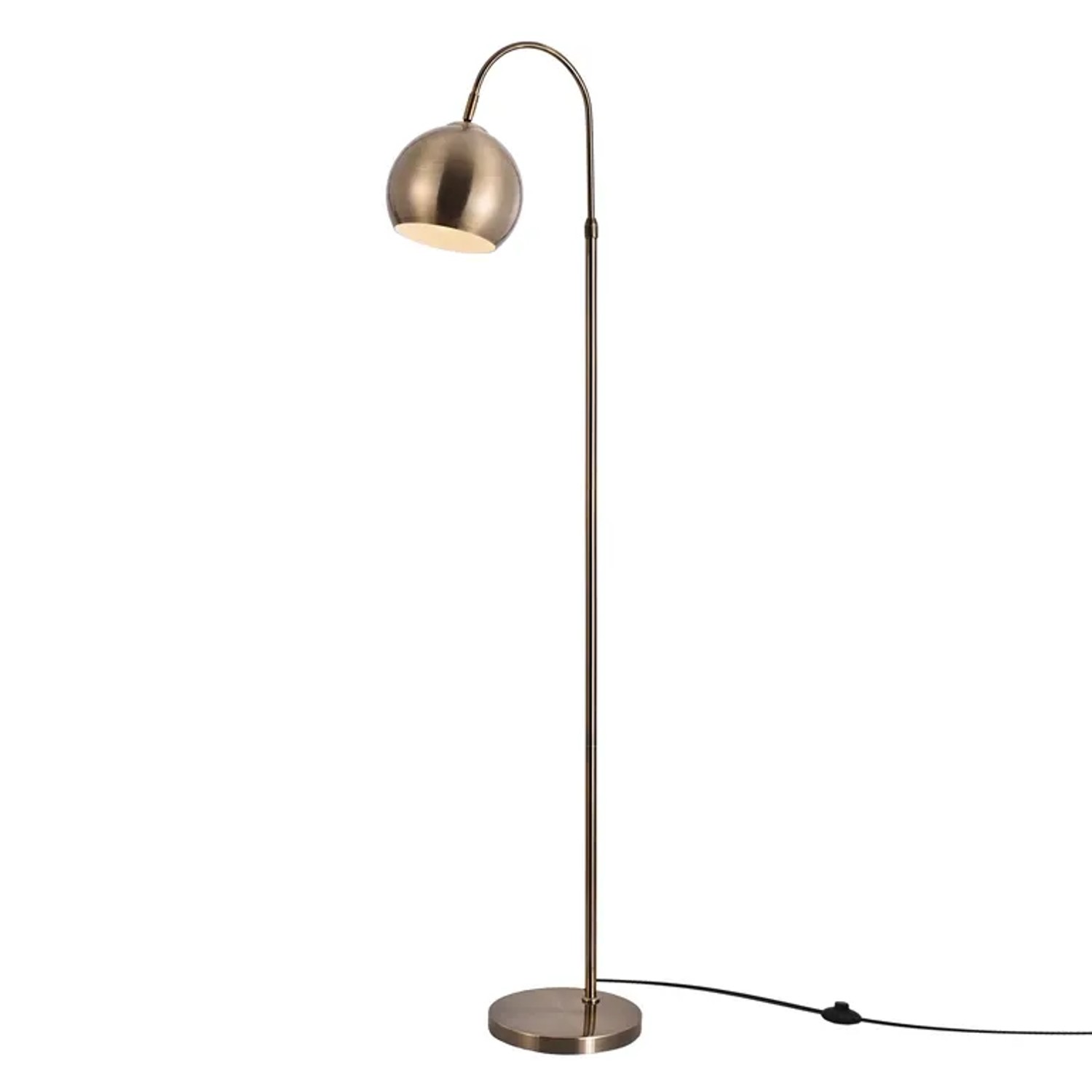 Nettlife Gale II Stehleuchte aus Metall L 42 Braun