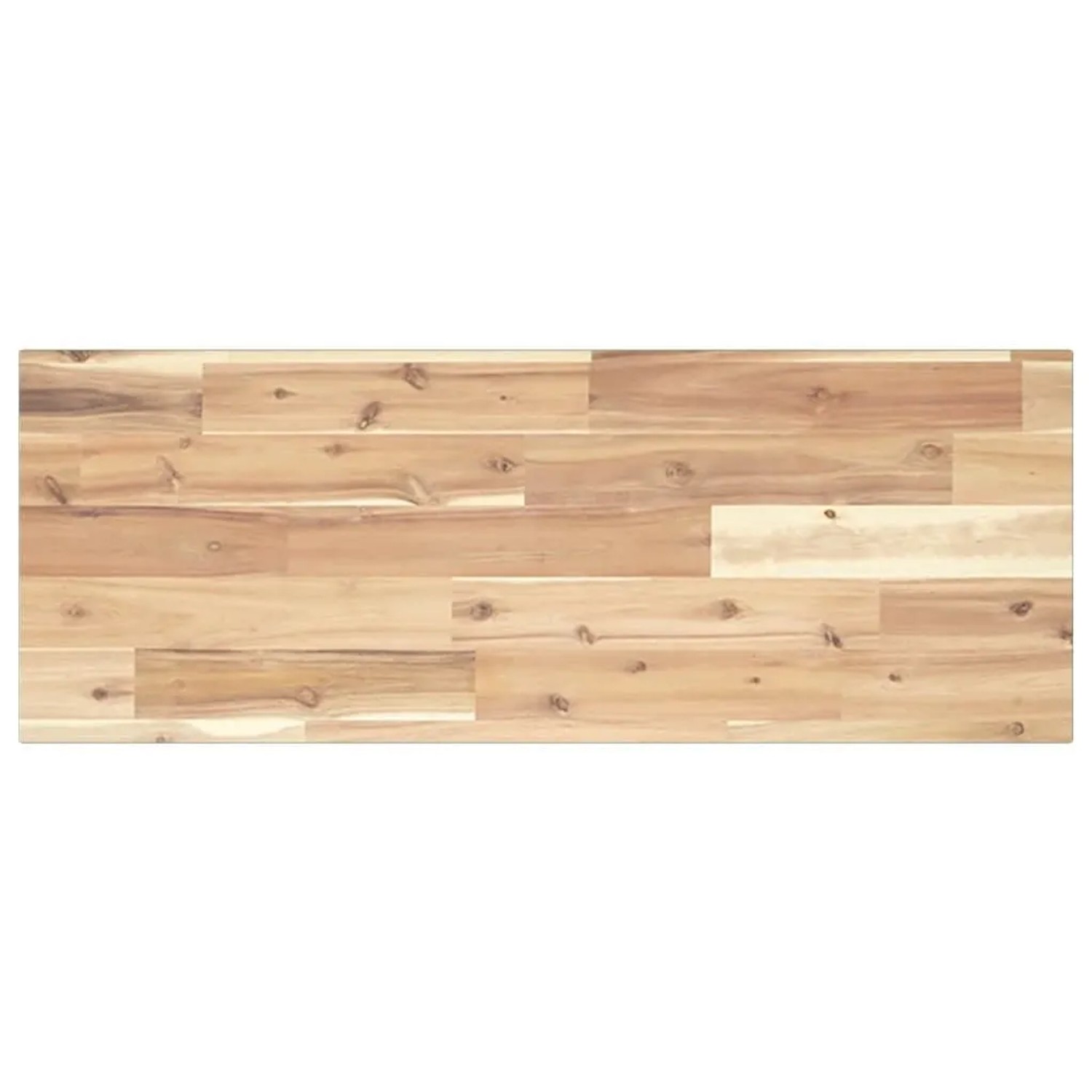 vidaXL Schweberegal 100x30x2 cm Massivholz Akazie Unbehandelt 3279375