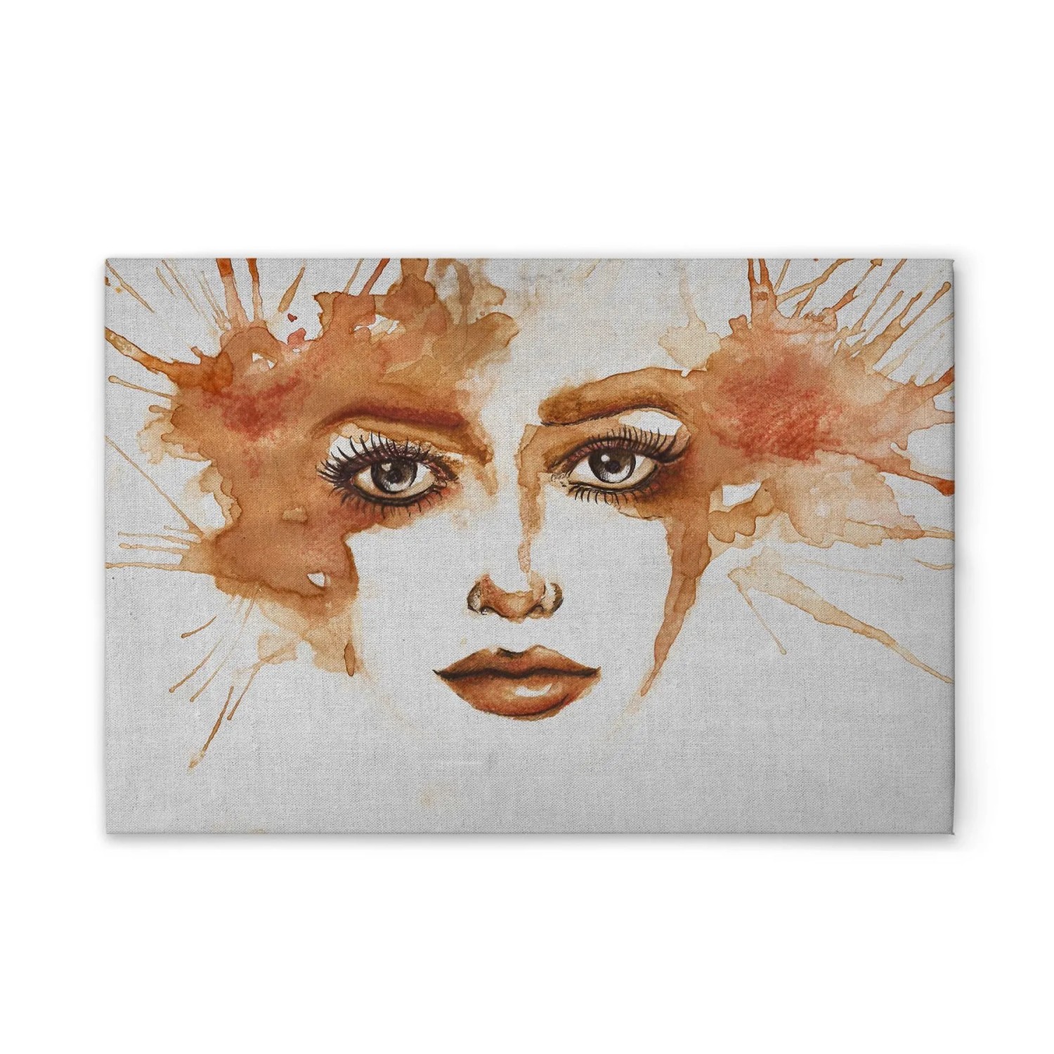 Tadessi Leinwandbild - M1-No.51261 - Wasserfarben Kunst - 45 x 30 cm - Hochformat