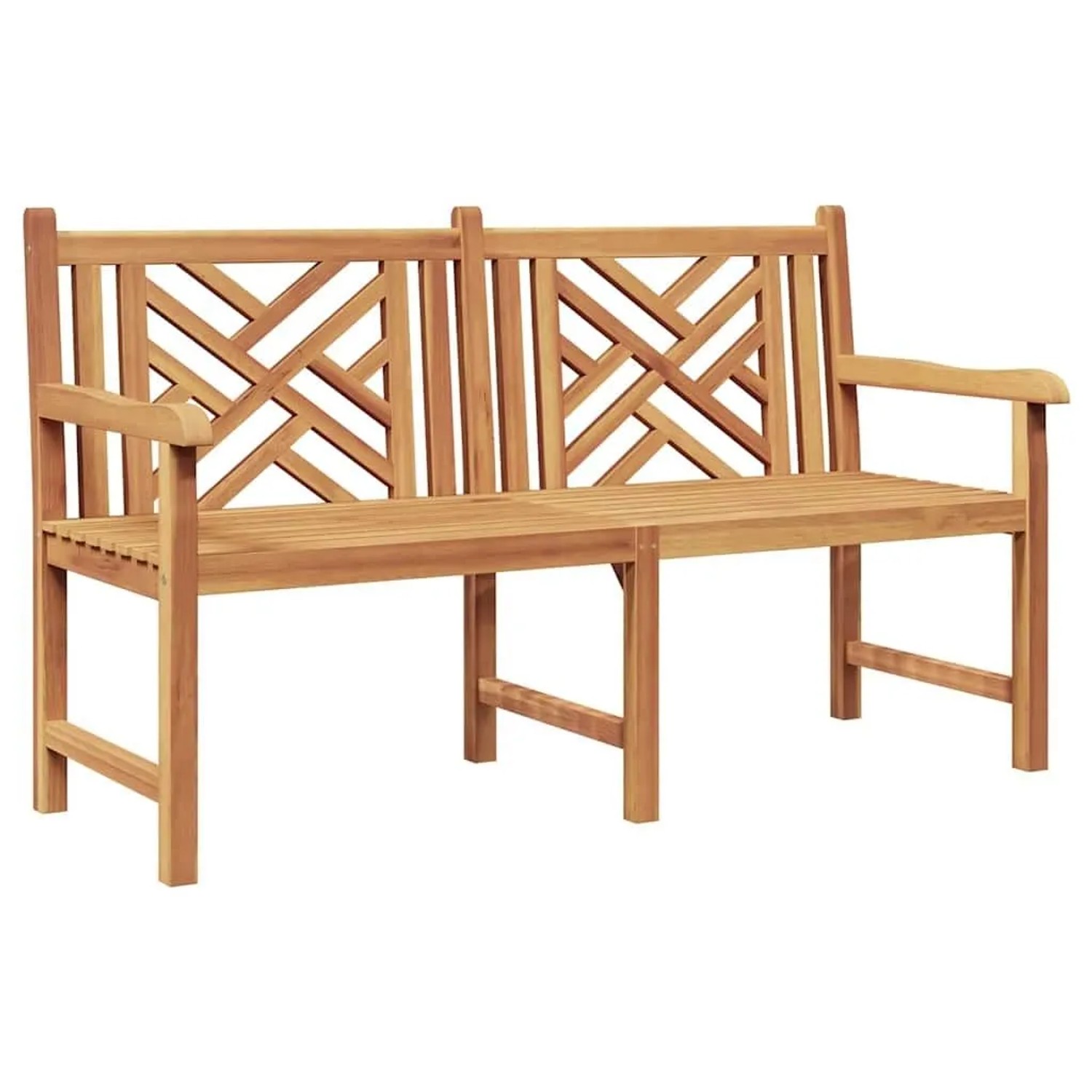 vidaXL Gartenbank Braun 150 x 60 x 90 cm Massivholz Teak 42001965 günstig online kaufen