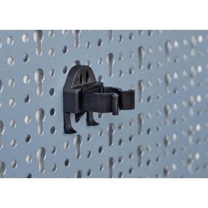 Küpper Systemhalter-Set 18 mm an Lochwand, zur Werkzeugaufhängung.