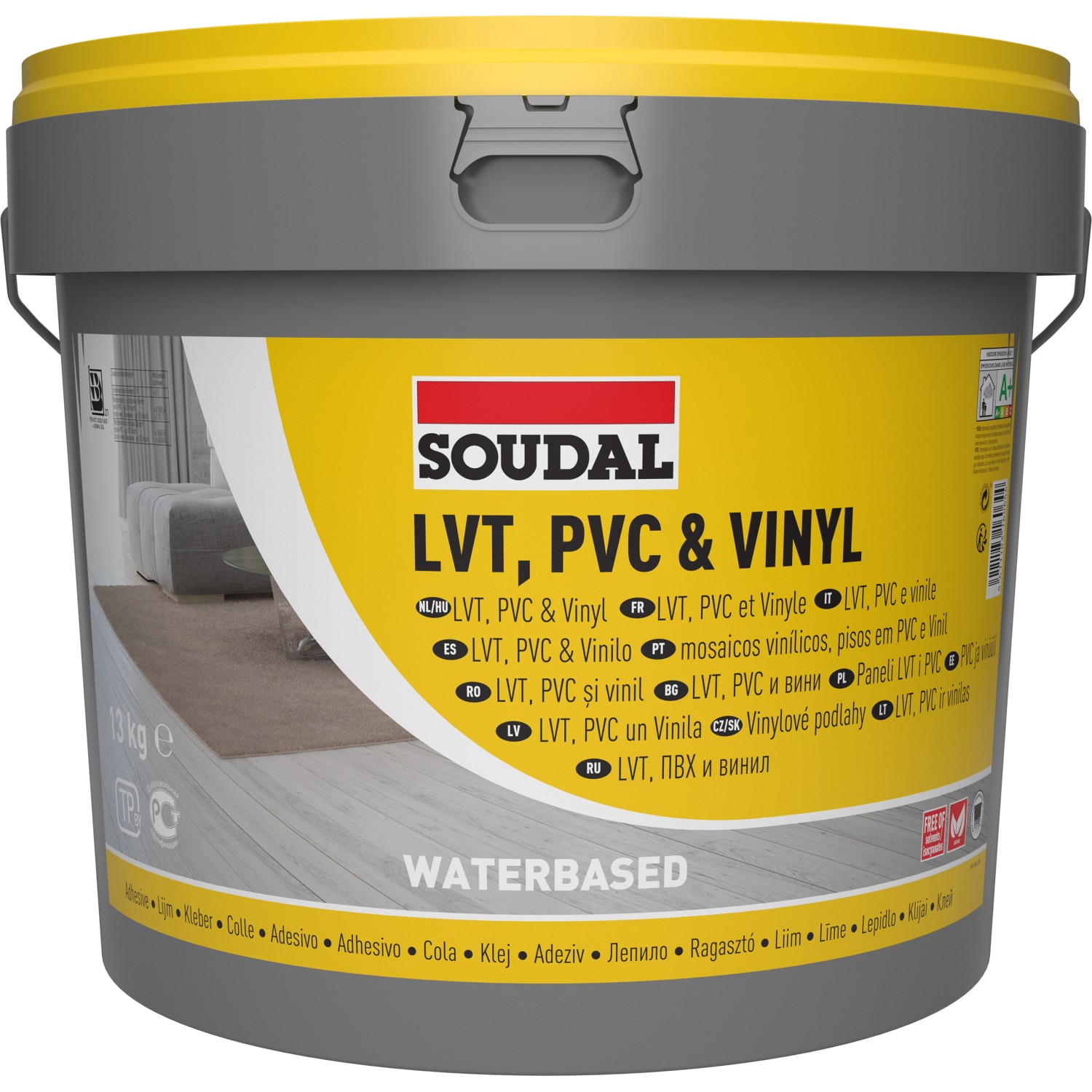 Soudal Vinyl- & PVC-Kleber 13 kg günstig online kaufen