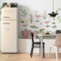 Wand mit Komar Wandsticker Flamazing (Flamingos, Seerosen).