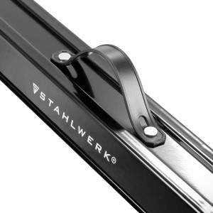 Detailaufnahme: STAHLWERK Sägebock 2er Set mit Tragegriff. Arbeitsbock/Klappbock für Löt- & Schweißarbeiten.