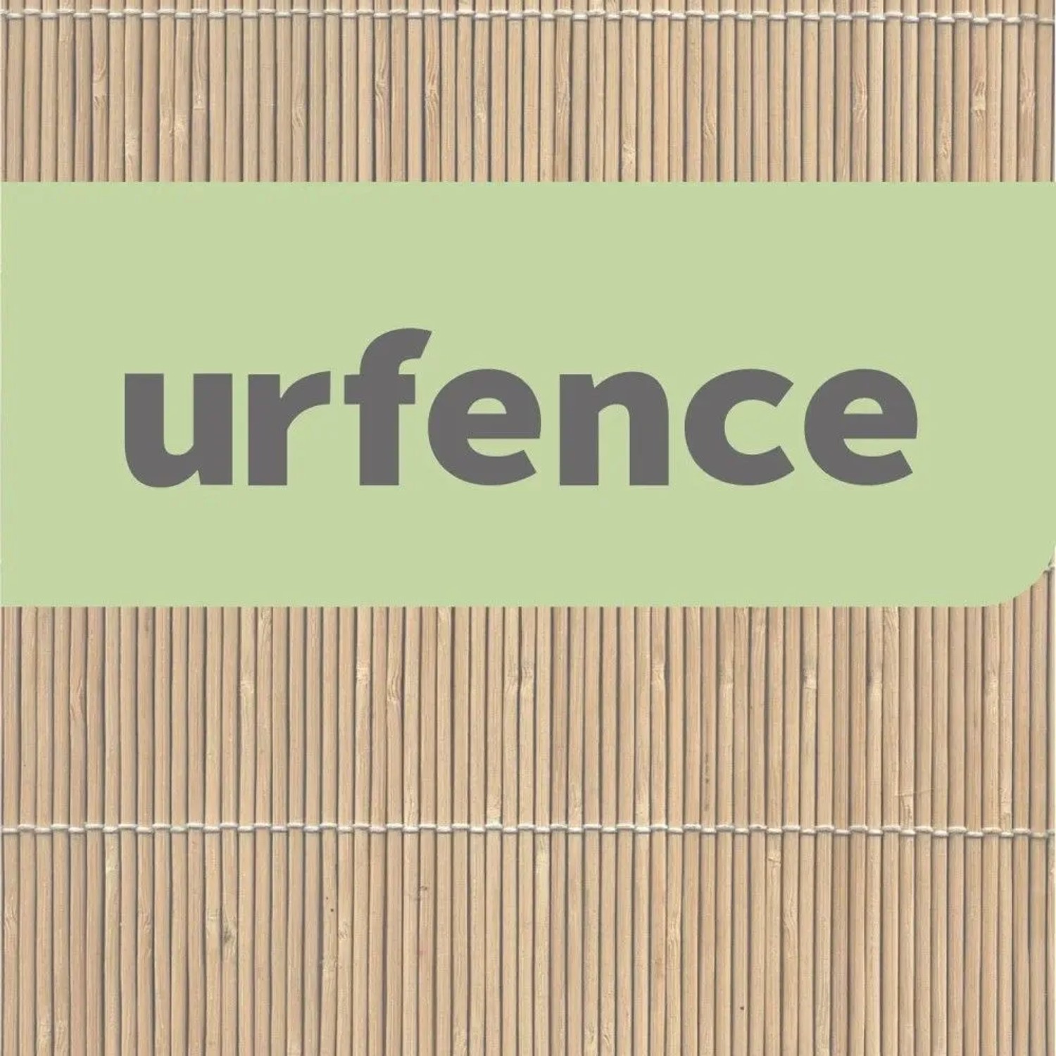 urfence Sichtschutz Weide, braune Weidenmatte aus vertikalen Zweigen, ideal für Zaunbau & Balkon.