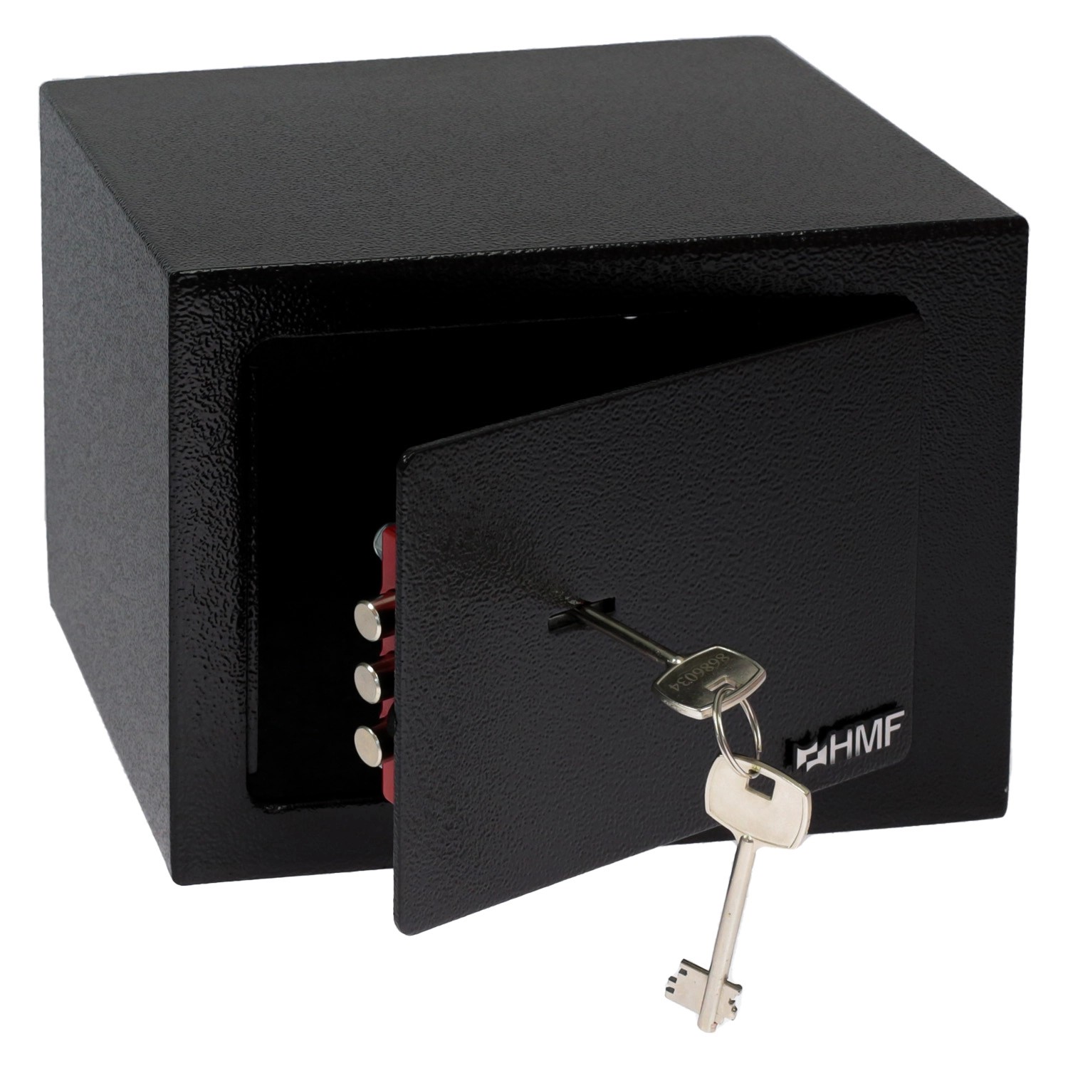 HMF 49216-02 Tresor Schlüssel Möbeltresor 23 x 17 x 17 cm Schwarz