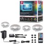 Paulmann MaxLED 250 TV LED-Streifen Set für 55 Zoll Fernseher mit Fernbedienung und Zubehör.