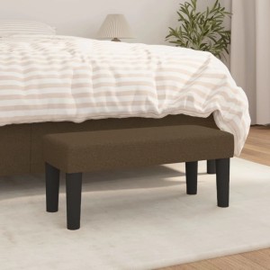 vidaXL Sitzbank Dunkelbraun 70x30x30 cm Stoff 346619