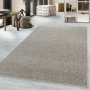 Beiger Kurzflorteppich Nizza von Ayyildiz, 80x250 cm, meliertes Design.