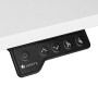 Detailaufnahme: Bedienelement für Juskys Schreibtisch Office Stand, elektrisch höhenverstellbar.