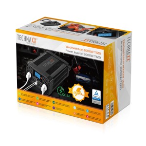 Technaxx Wechselrichter 2000W TE20 in Originalverpackung. Autoelektrik für mobile Stromversorgung.