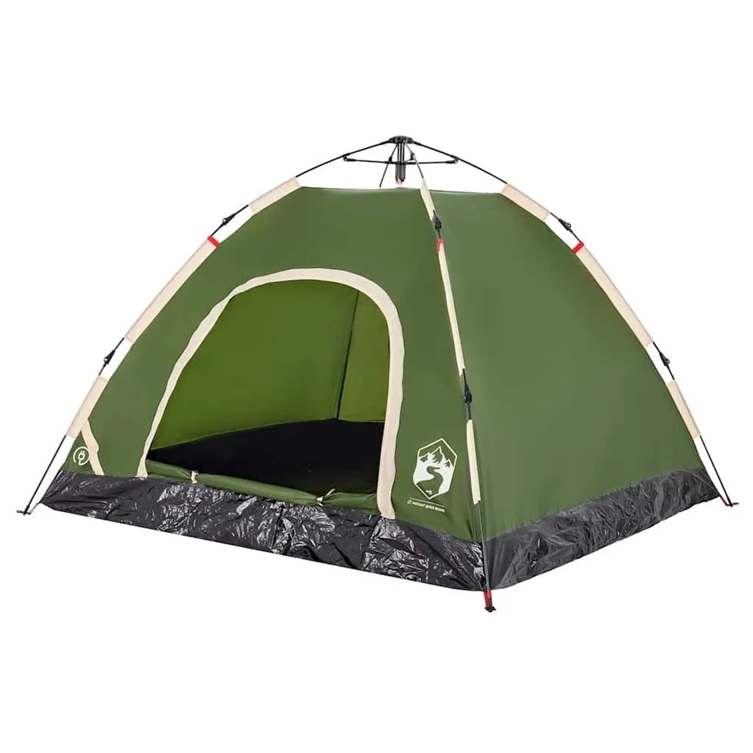 vidaXL Campingzelt 3 Personen Grün Quick Release 4004165 günstig online kaufen