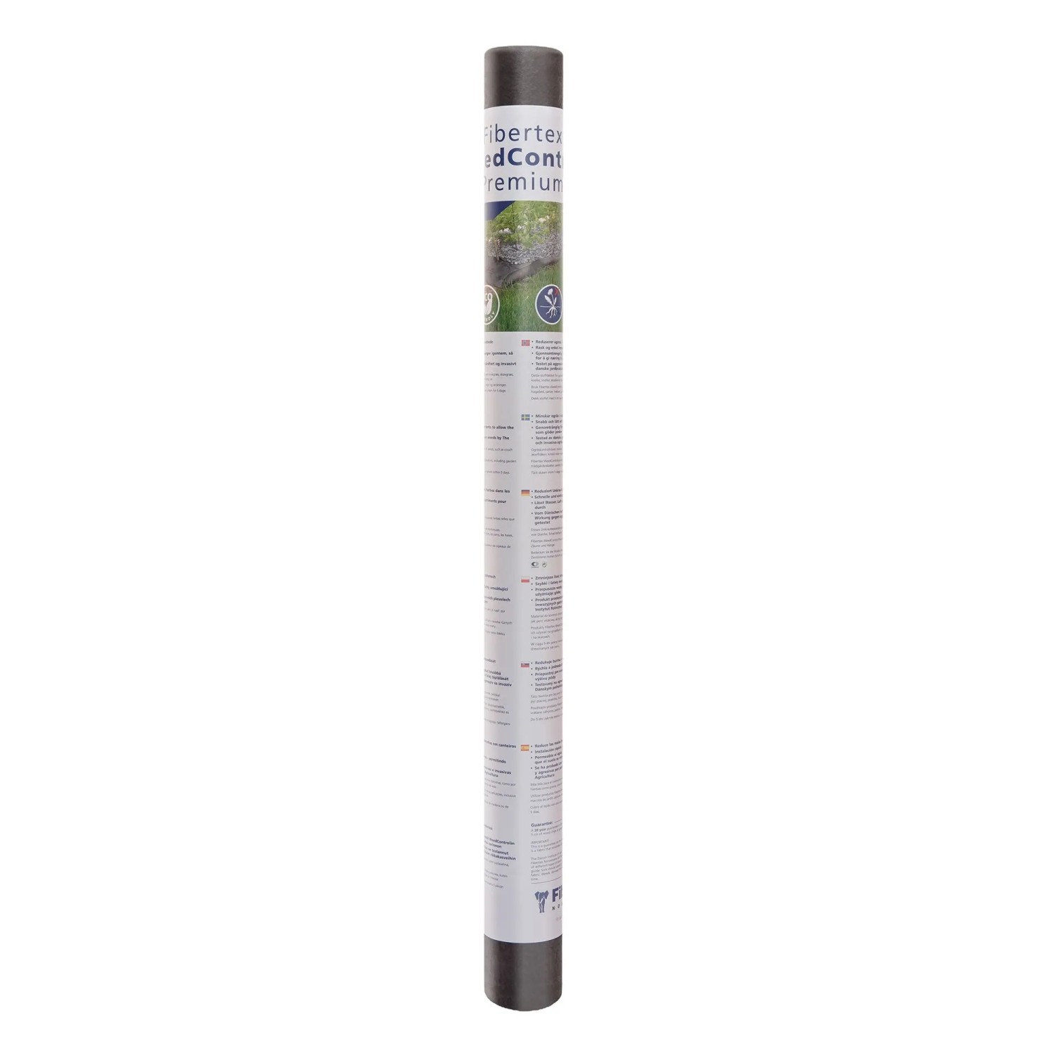 Scherf Unkrautvlies WeedControl Premium Schwarz 25 cm x 2 m