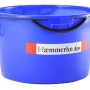 Blauer Haemmerlin Mörtelkübel, 90 Liter, mit Tragegriffen und Kranösen für Bauböcke.