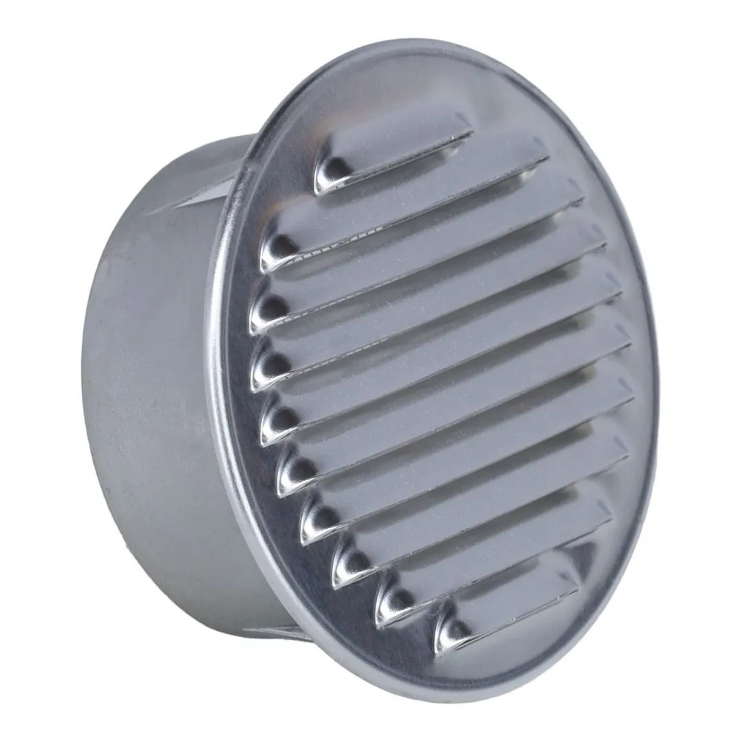 Subtiel Lüftungsgitter/Ansaugstutzen Aluminium Ø 100 mm