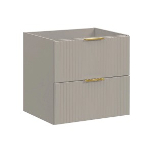 Vente-unique Waschbeckenunterschrank Zevara Beige 60 cm