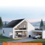 Marstek Stromspeicher Venus E 3.0 neben Haus mit Solaranlage. AC-gekoppelt, 5,12 kWh für PV-Systeme.