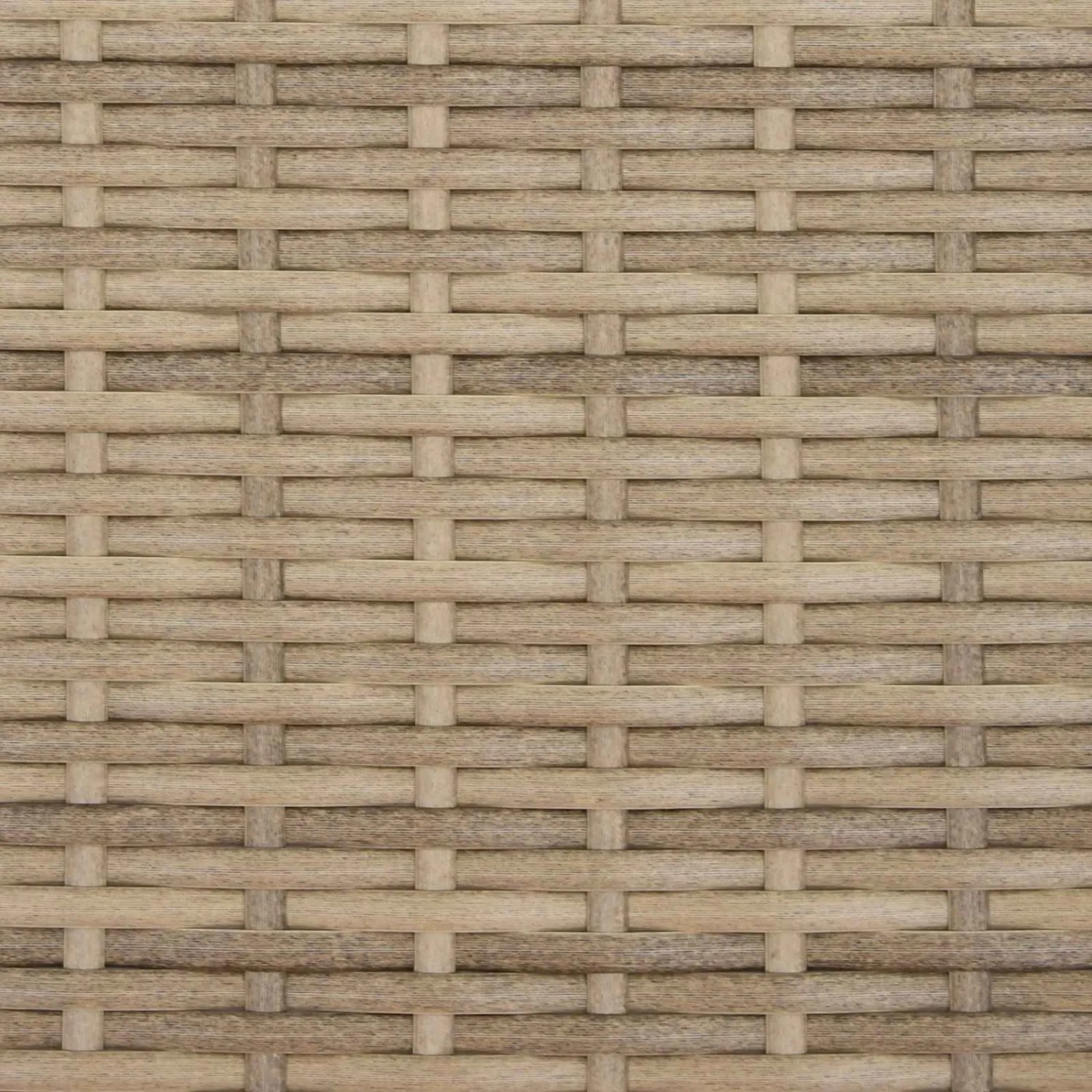 Detailansicht: Beige Rattan-Muster des vidaXL Schranks, Büroschrank.