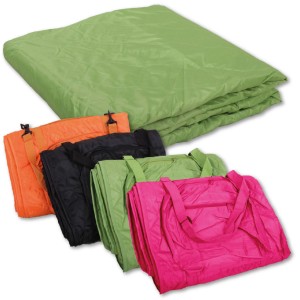 Bestlivings Picknickdecke, 150x160 cm, orange und weitere Farben, als Decke und Tragetasche.