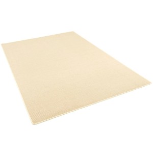 Cremefarbener Sisalteppich (200x250 cm) von Snapstyle, klassisches Design.