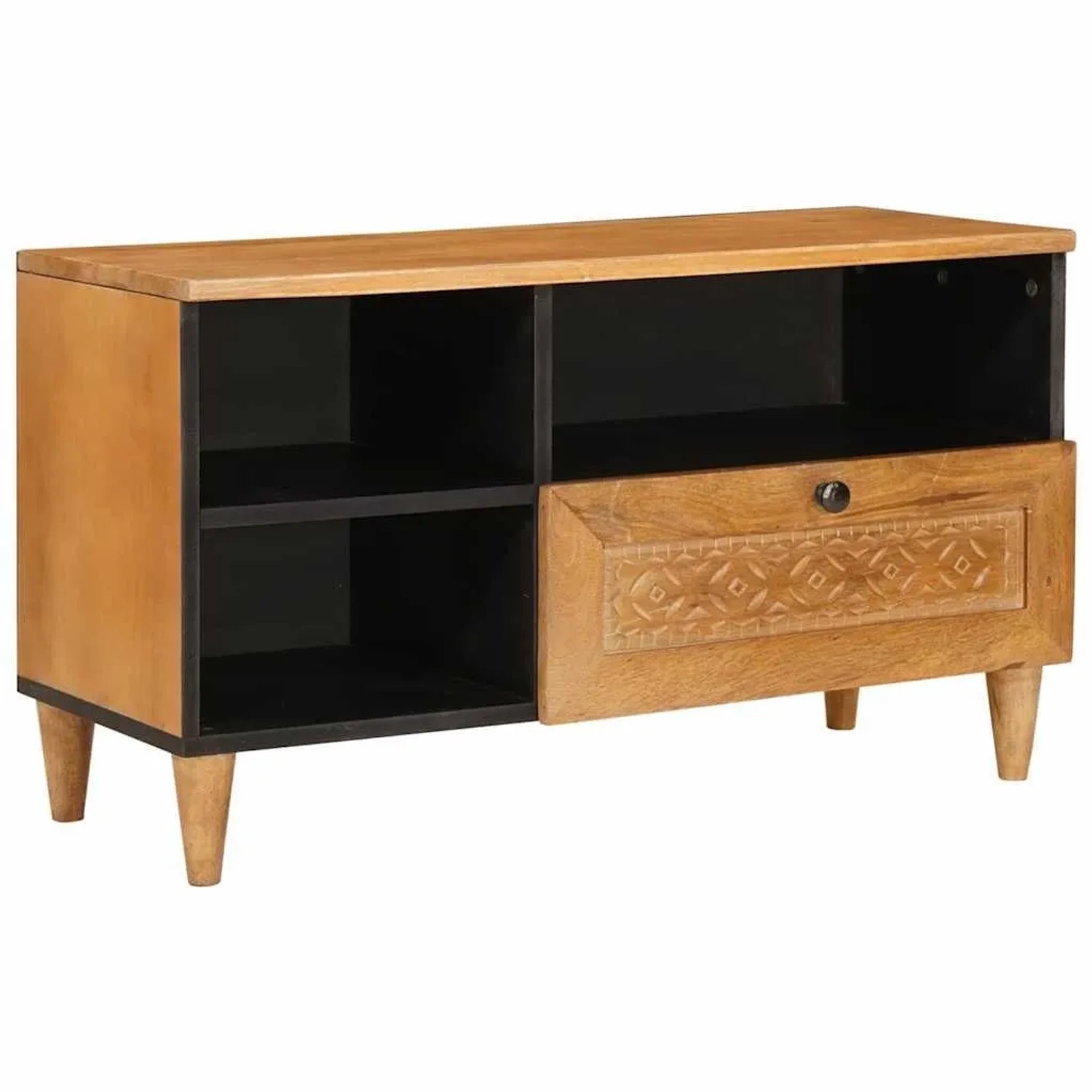 vidaXL TV-Einheiten mit Regal Hellbraun 80 x 33 x 46 cm Holzwerkstoff 4018097