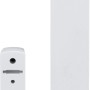 Homematic IP Fenster- und Türkontakt mit Magnet: Zwei weiße, rechteckige Smart Home Sensoren zur Tür- und Fensterüberwachung.