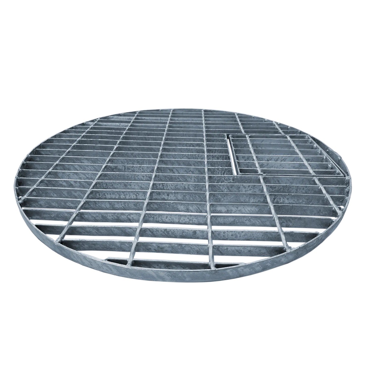Verzinktes Intergarden Abdeckgitter, Ø 90 cm, belastbar bis 250 kg, für Brunnen, Becken und Wasserspiele.