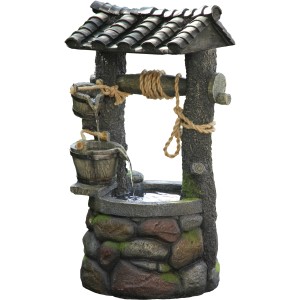 Silex Kunststeinbrunnen Brixen für Garten und Terrasse.