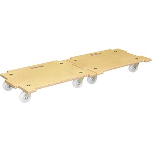 Wagner Kombi-Transporthilfe MM1382 aus Holz mit Rollen, Tragkraft 250 kg.