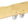 Wagner Kombi-Transporthilfe MM1382 aus Holz mit Rollen, Tragkraft 250 kg.