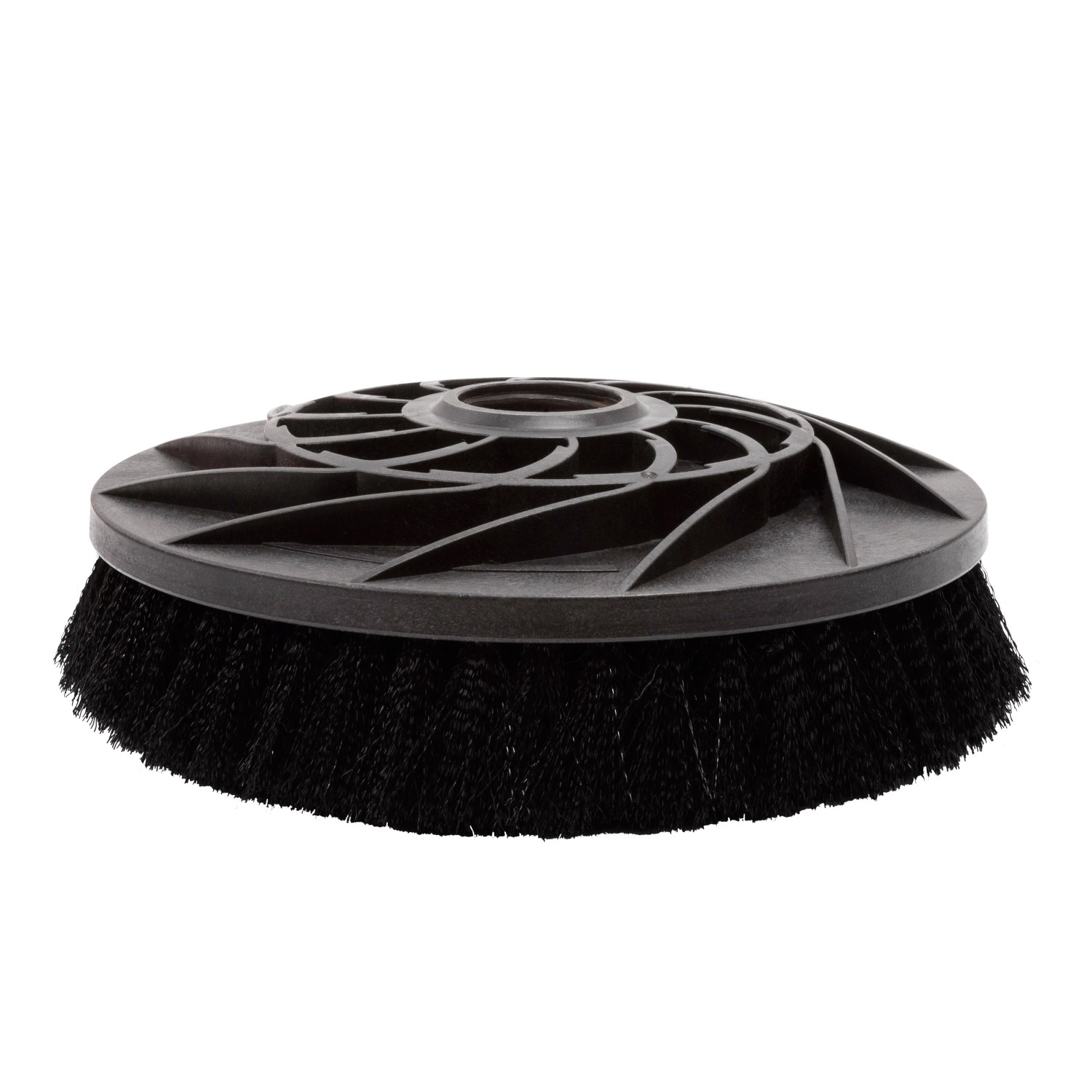 Schwarze Bürste für Akku-Reinigungsbürste Twin Brush, Zubehör für Flächenreiniger.