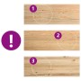 vidaXL Fensterbänke 2 Stk Unbehandelt 110x40x2 cm Massivholz Eiche 4009121_7