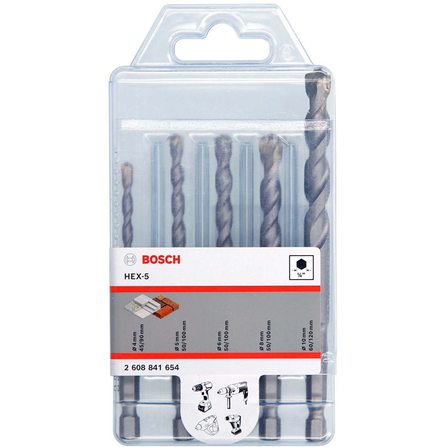 Bosch Betonbohrer-Set 5-teilig Hex-5 günstig online kaufen