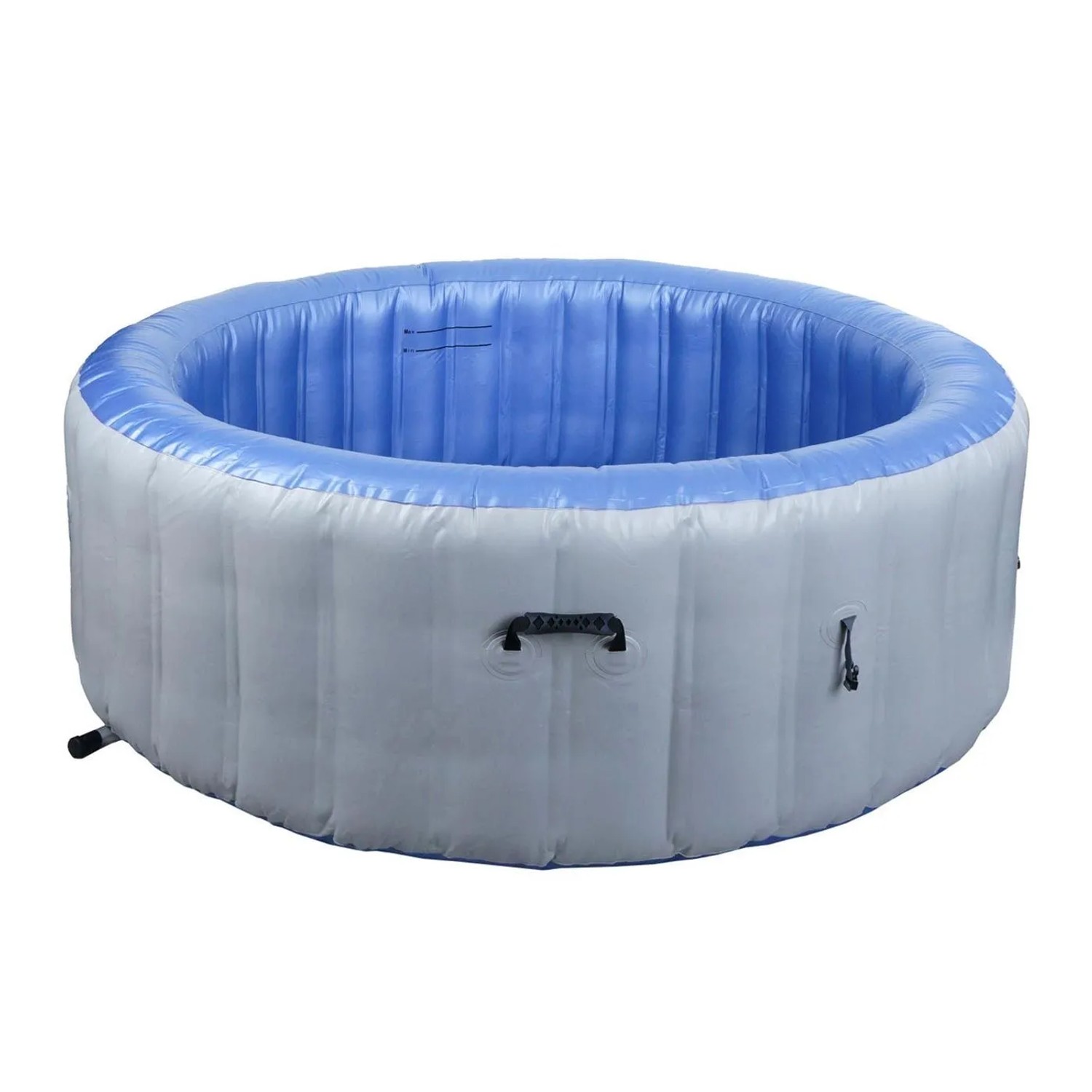 MCW Whirlpool N97 Ersatz-Pool 5 Personen Aufblasbar Rund Ø198cm Grau-Blau_8