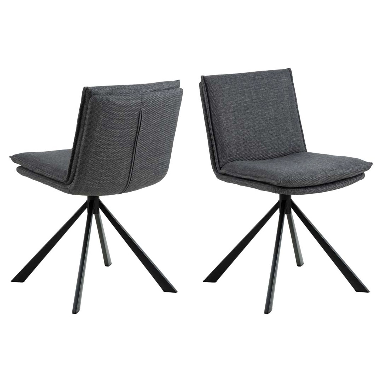 ebuy24 Flynn Esszimmerstuhl Grau günstig online kaufen