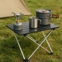 Relaxdays Campingtisch Aluminium Schwarz Faltbar 32 cm x 39 cm x 34 cm_3