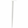 vidaXL Konsolentischbeine Konische Form 4 Stk Weiß 72-73 cm Stahl 4012517_6