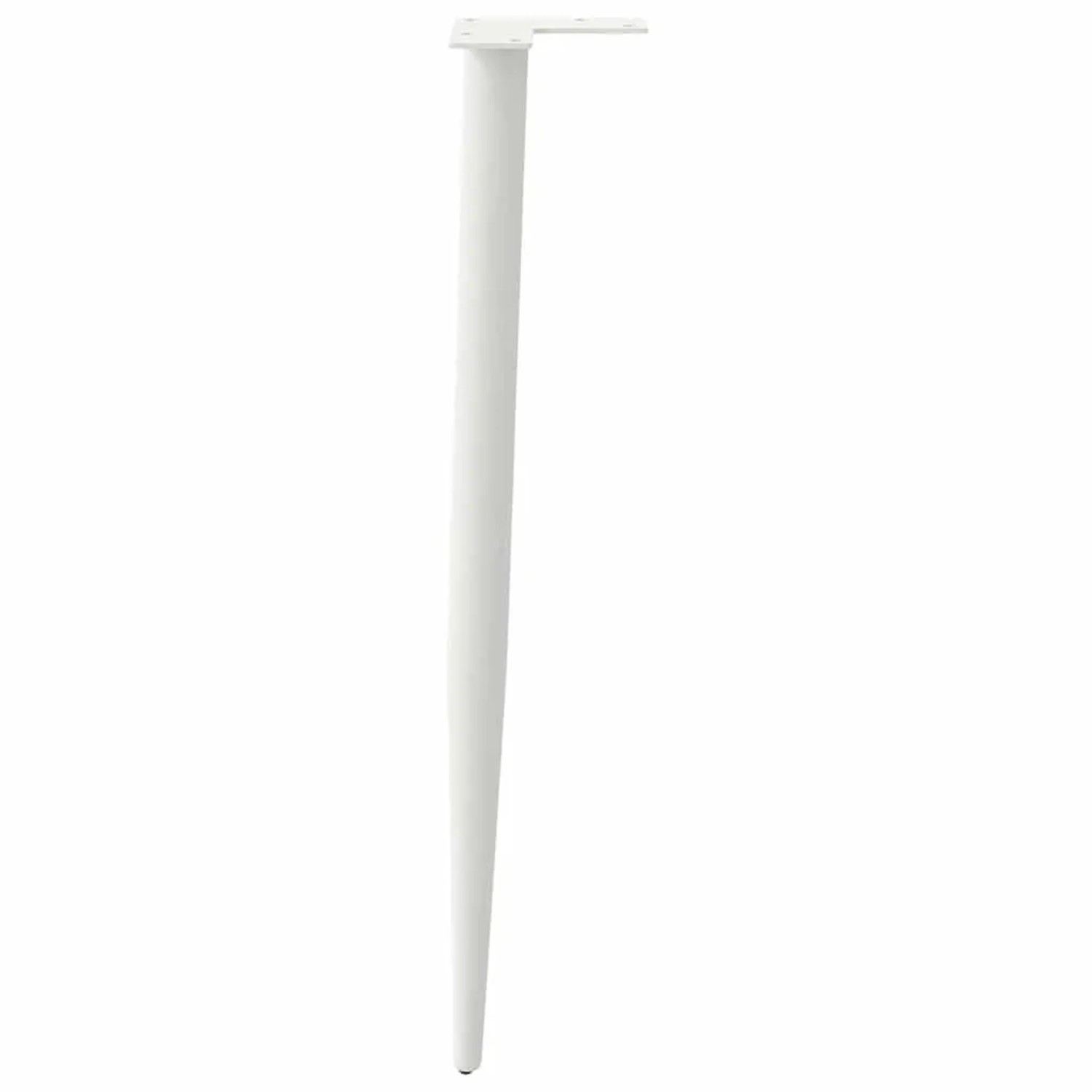 vidaXL Konsolentischbeine Konische Form 4 Stk Weiß 72-73 cm Stahl 4012517_6