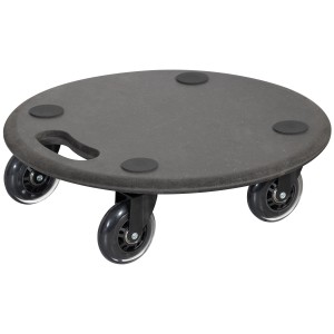 Wagner Transportroller MM1610 mit MDF-Platte, Ø 38cm, 4 Rollen und Tragegriff. Tragkraft 250 kg.