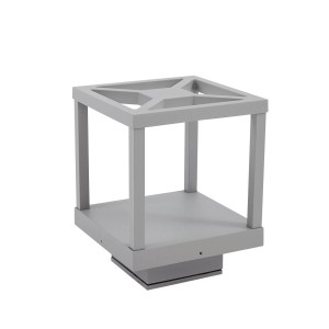 Lucande LED Außenleuchte Lealan 10034658 Spritzwassergeschützt Modern in Alu aus Aluminium 1-flammig