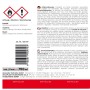 Etikett einer 750ml Dose Antifouling-Bootsfarbe mit Gefahrenhinweisen.