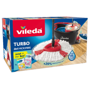 Vileda Wischmop-Set Turbo 2in1 mit Powerschleuder