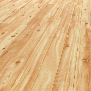 Helle Douglasie Terrassendielen mit natürlicher Holzmaserung für Zaun oder Fassade.