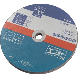 LUX Trennscheibe Classic Metall, Ø 230mm, 5er-Pack für Winkelschleifer. Zum Schneiden von Metall.