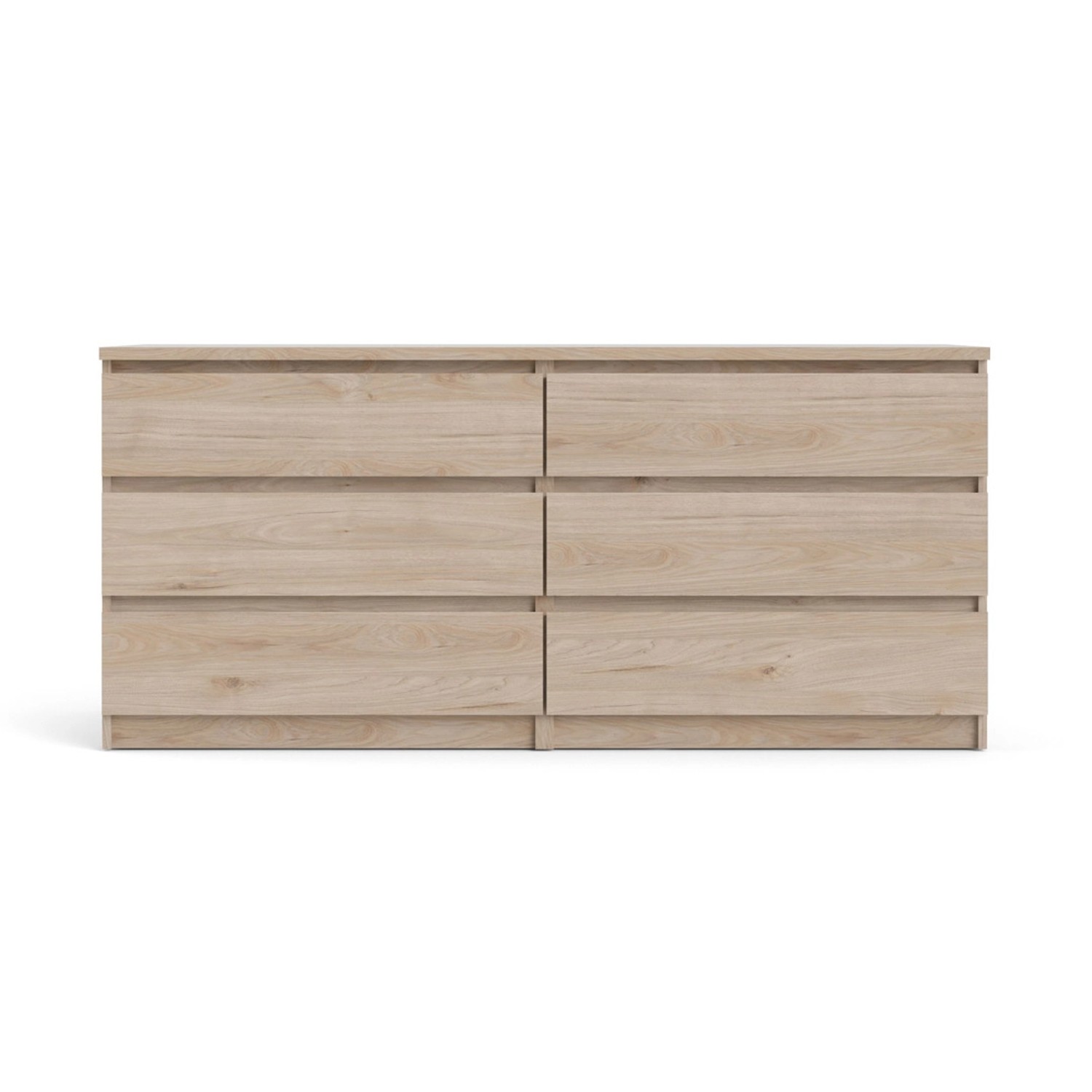 ebuy24 Nada Kommode 6 Schubladen Hickory-Dekor günstig online kaufen