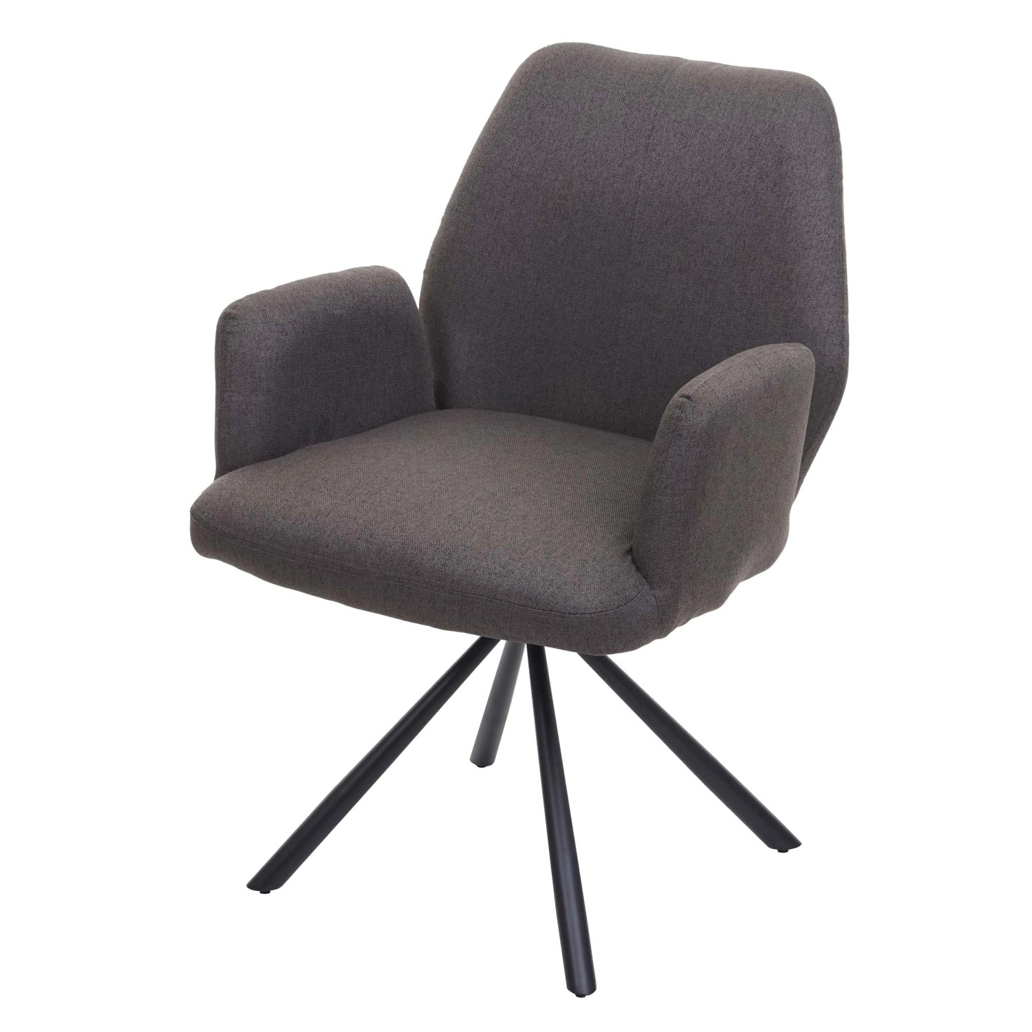 MCW Esszimmerstuhl H71 Drehbar Grau-Braun günstig online kaufen