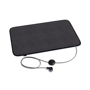 WARMON Tragbare Heizteppich Heated Mobile Mat mit Stecker und Fußschalter