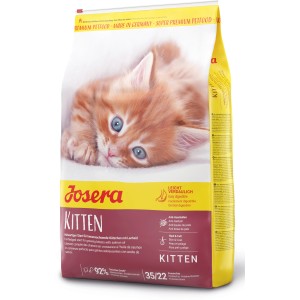 Josera Katzen-Trockenfutter Kitten 400g: Trockenfutter für wachsende Kätzchen mit Lachsöl.