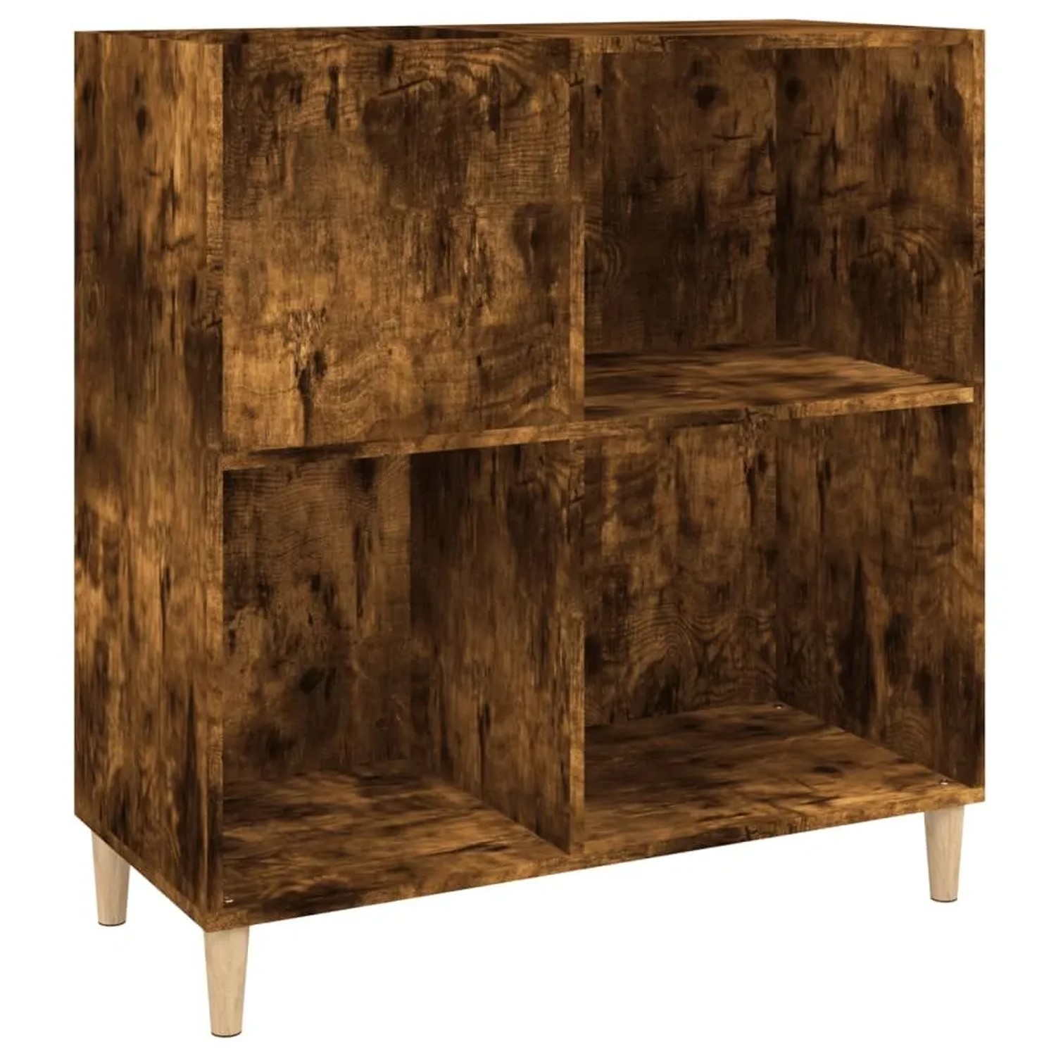vidaXL Plattenschrank Räuchereiche 84,5x38x89 cm Holzwerkstoff 831994